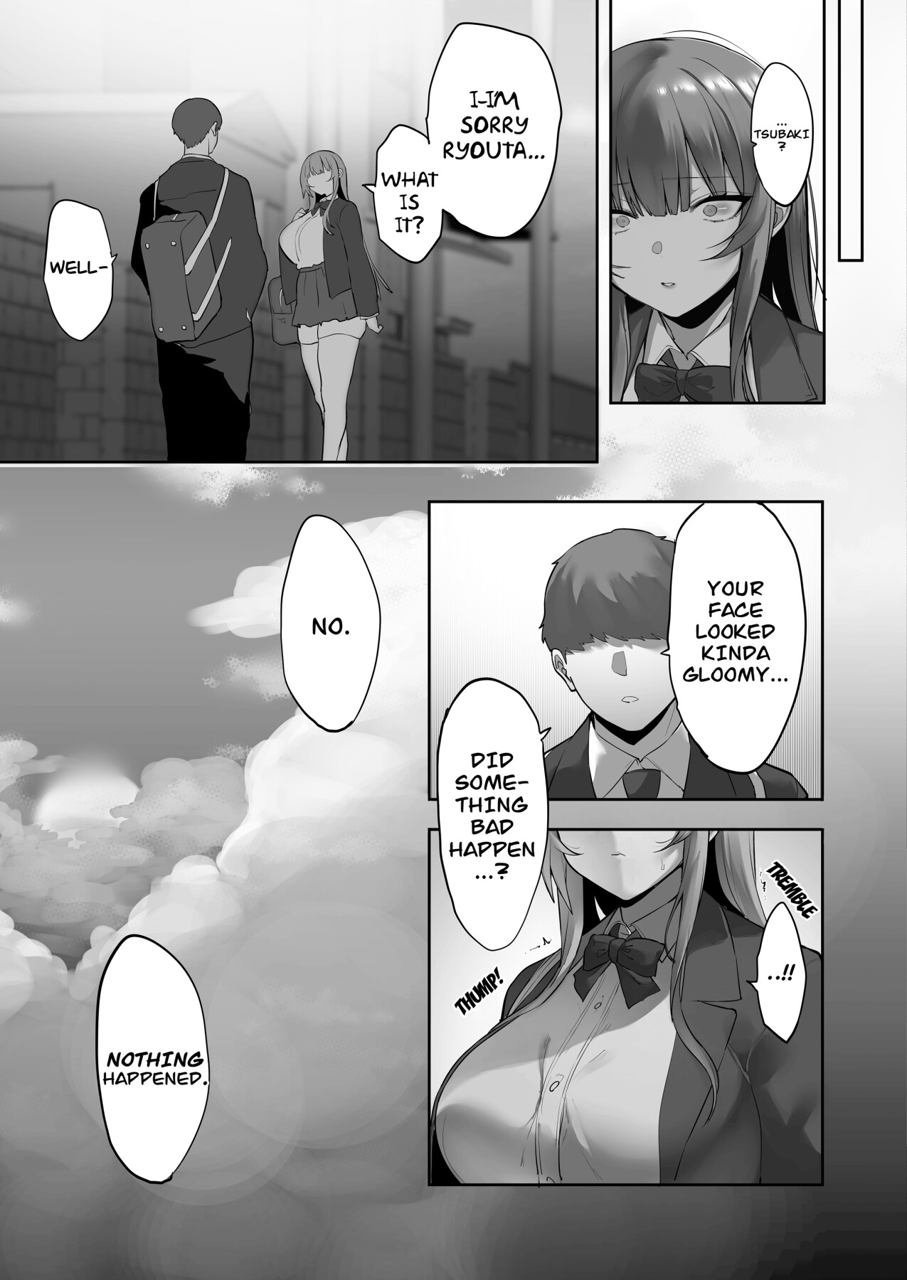 Hentai Manga Comic-Tsubaki falls into depravity after being cuckolded by her brother-in-law-Read-26
